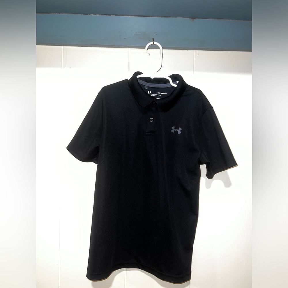 Under Armour Kids Polo Shirt in Black